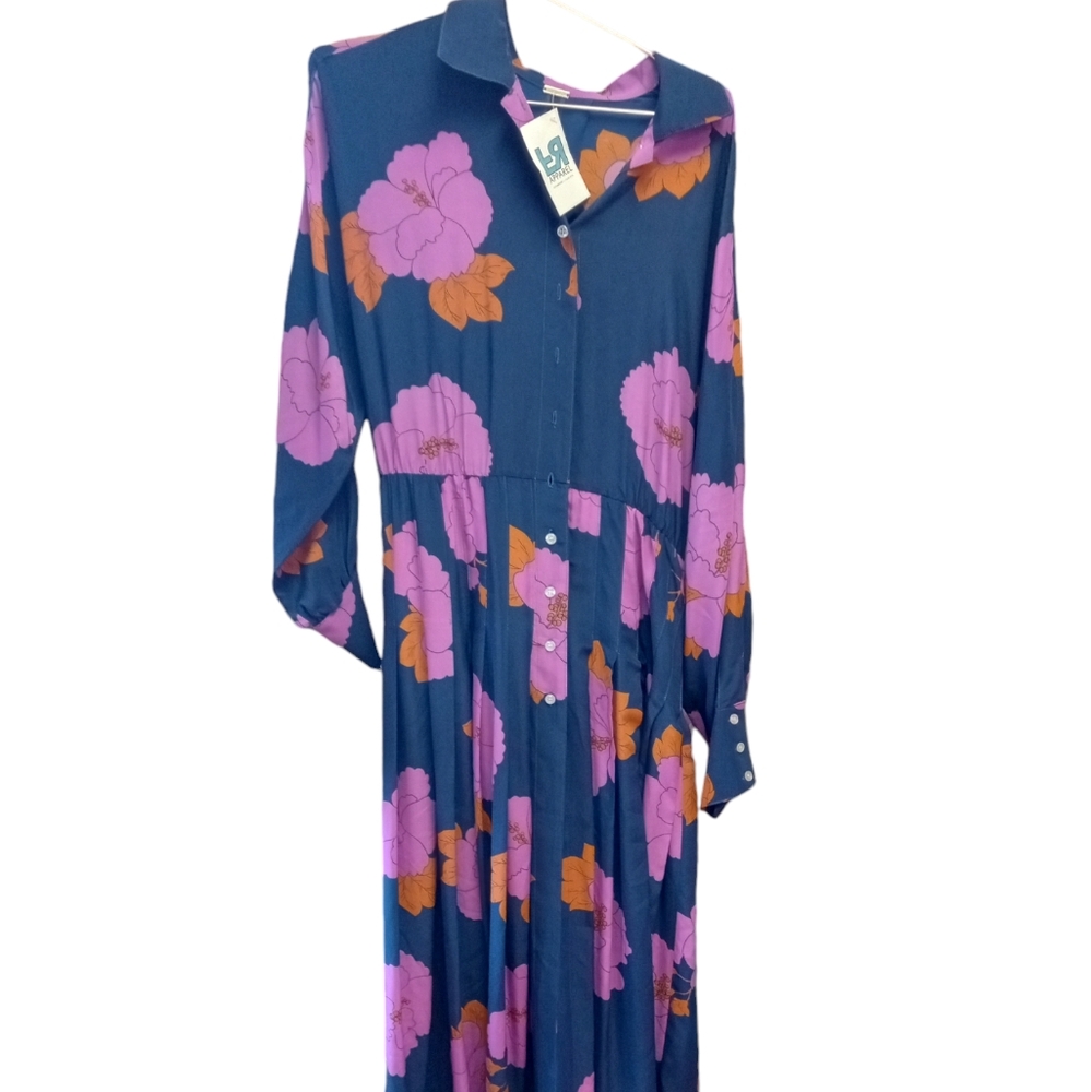 Dobo bar pass pour toi silk maxi dress